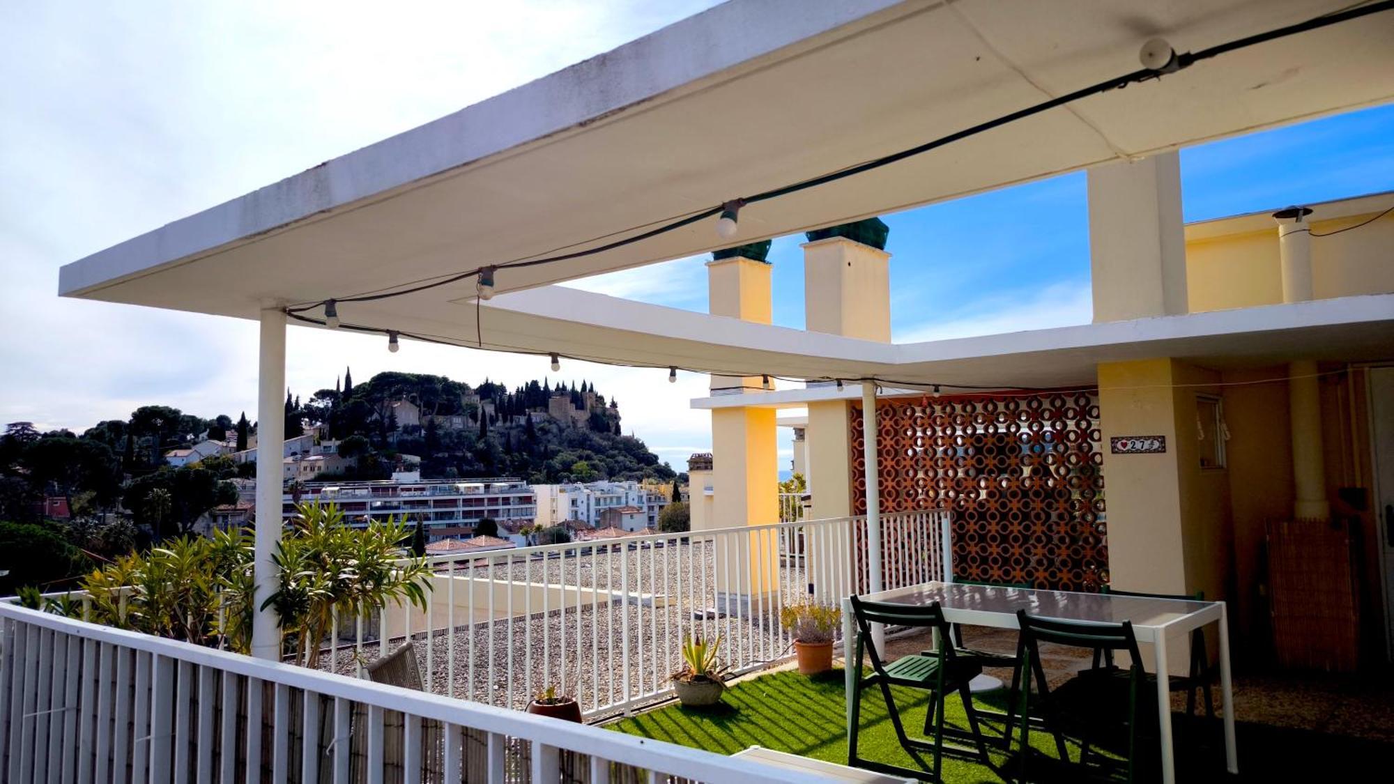Sunset Garden - Roof Top 45 M2 Vue Mer / Cap Canaille カシ エクステリア 写真